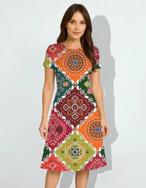 AOP A line Dress