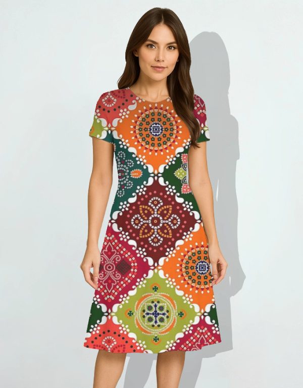 AOP A line Dress