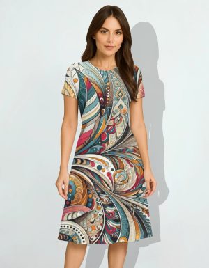 AOP A line Dress