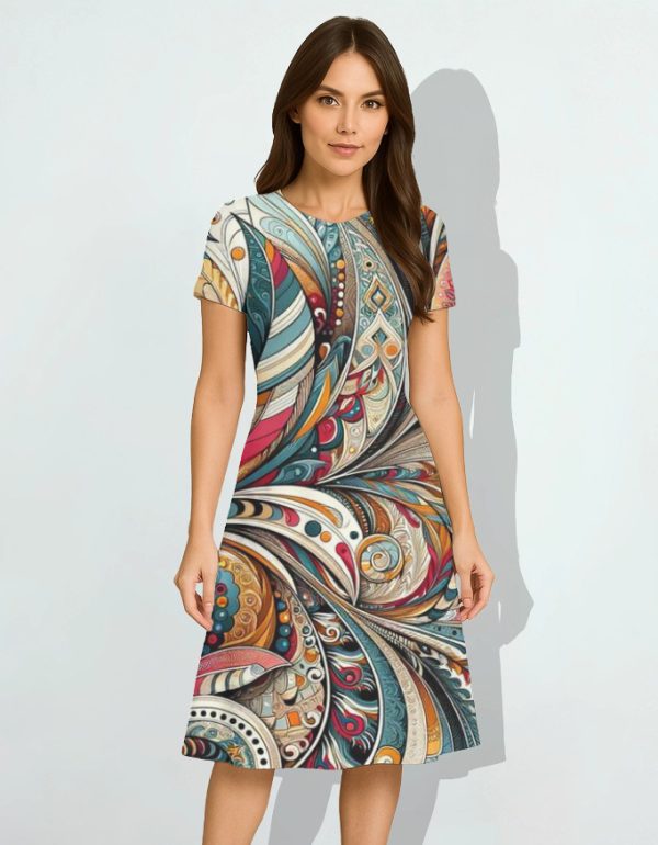 AOP A line Dress