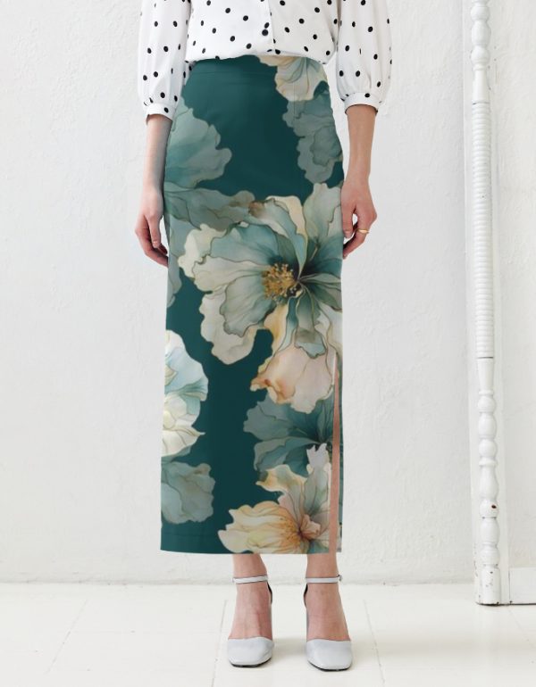 Aop Pencil Skirt
