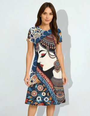 AOP A line Dress