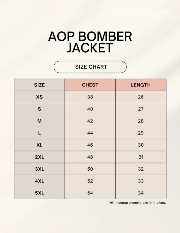 Unisex AOP Bomber Jacket