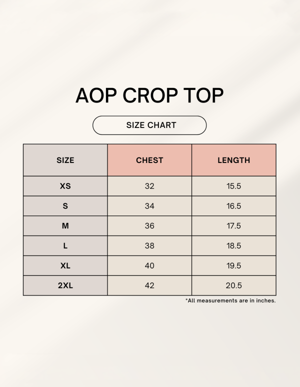 AOP Crop Top