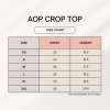 AOP Crop Top