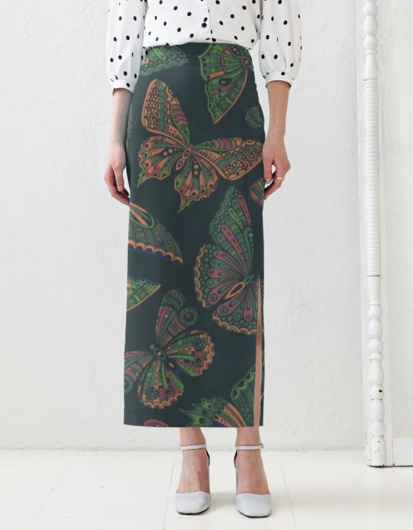 Aop Pencil Skirt