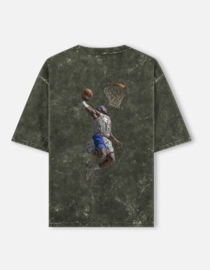 Unisex Acid Washed Oversized Tee