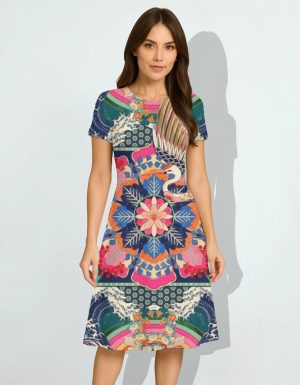 AOP A line Dress