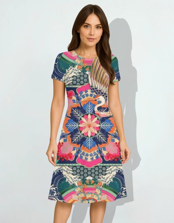 AOP A line Dress