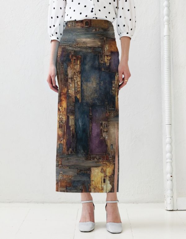 Aop Pencil Skirt