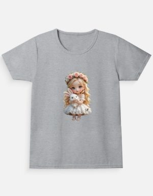 Girl's Crew Neck T-Shirt