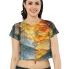 AOP Crop Top