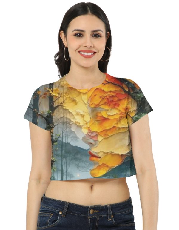 AOP Crop Top