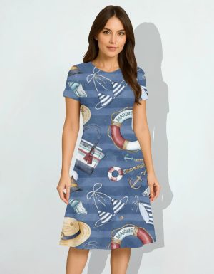 AOP A line Dress