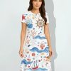AOP A line Dress