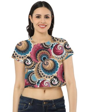AOP Crop Top