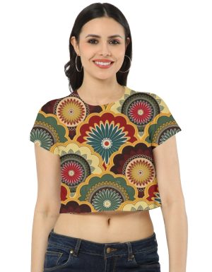 AOP Crop Top
