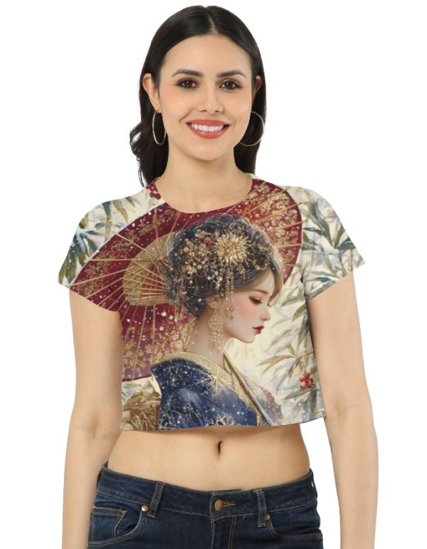 AOP Crop Top