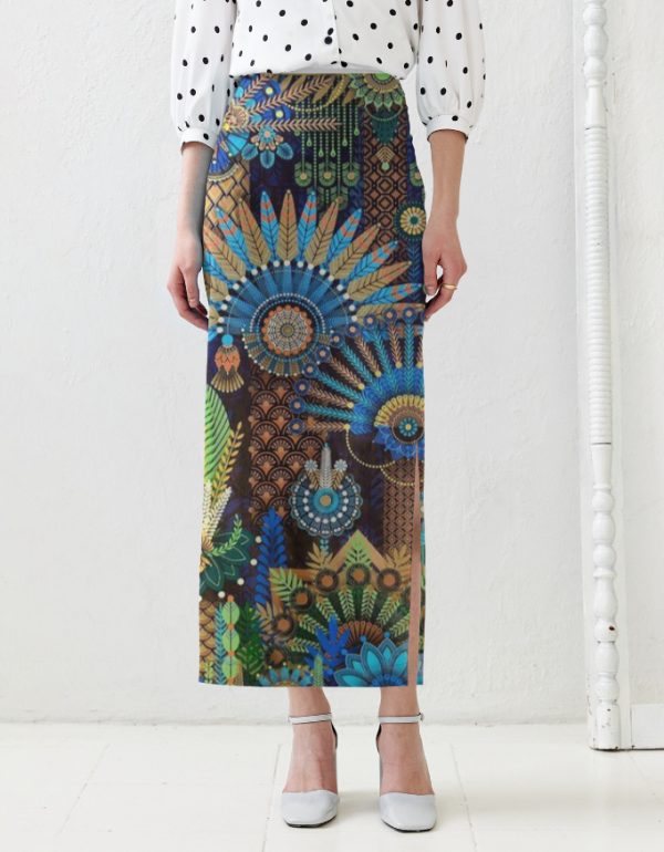 Aop Pencil Skirt