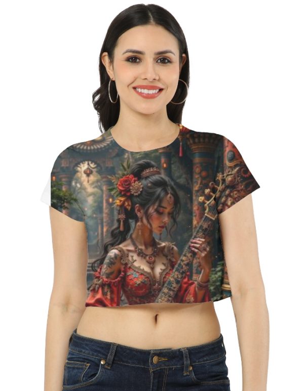 AOP Crop Top