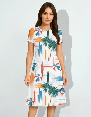 AOP A line Dress
